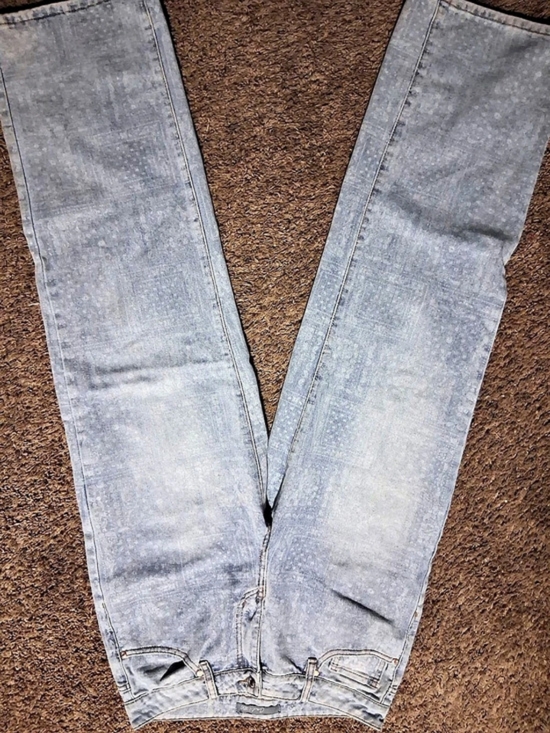 Cali1850 Denim - Cali 1850 Relaxed Fit Barrel Jeans in Blue Waist 29